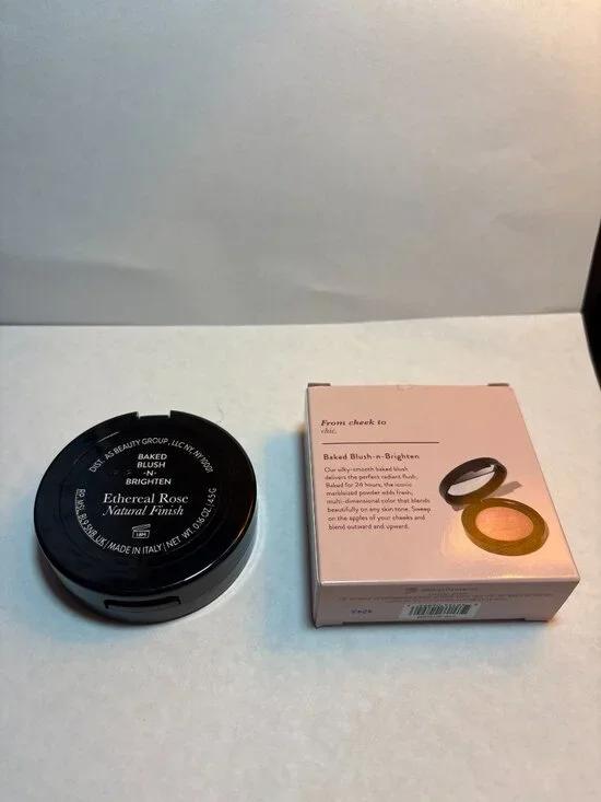 Laura Geller ETHEREAL ROSE Baked Blush-N-Brighten Marbleized Blush NEW - Picture 4 of 4